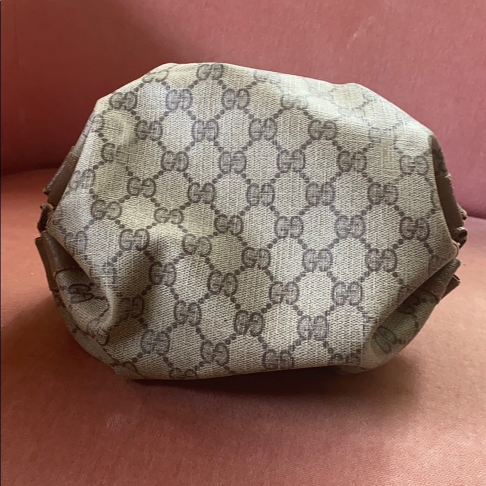 Authentic Gucci Monogram Makeup Bag - image 4